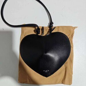Alaia Black Heart Bag